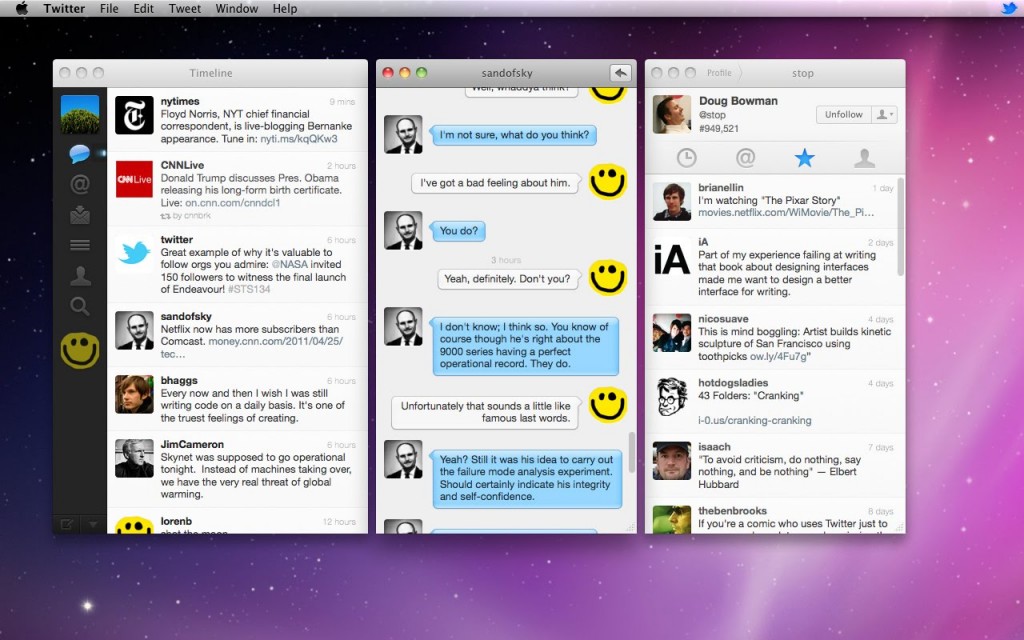 Twitter Mac Twitter pour Mac