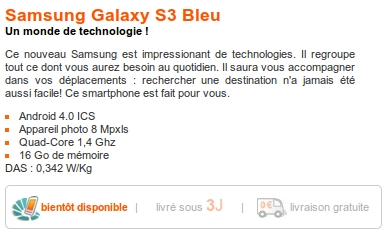 Orange Galaxy S3 Orange Galaxy S3