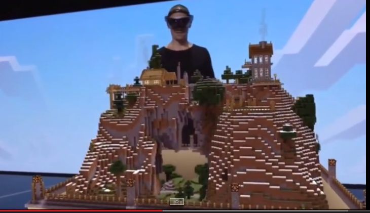 E3 : Microsoft la joue HoloLens avec Minecraft