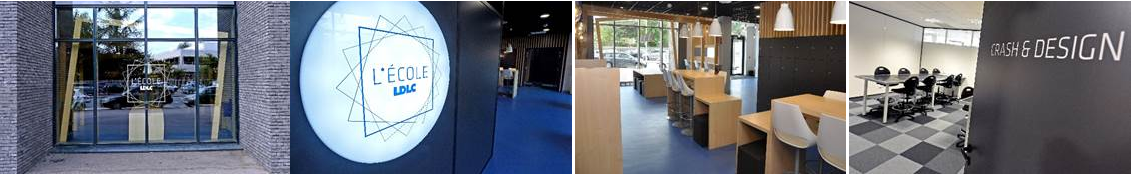 Le campus de l'Ecole LDLC